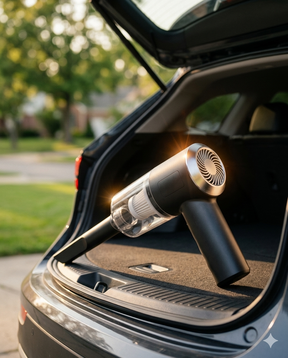CLEMVOX Ultra-10 — La mini aspiradora que limpia cada rincón de tu coche y hogar en segundos